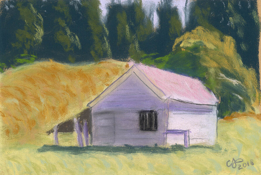 Quiet Pasture and Barn (Print)